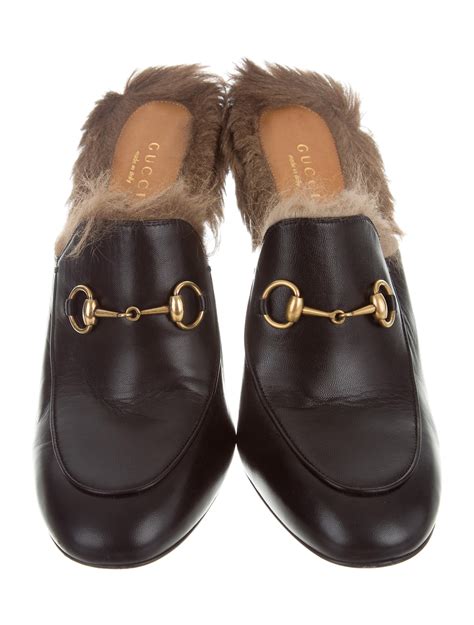 gucci princetown fur mules|Gucci mules farfetch.